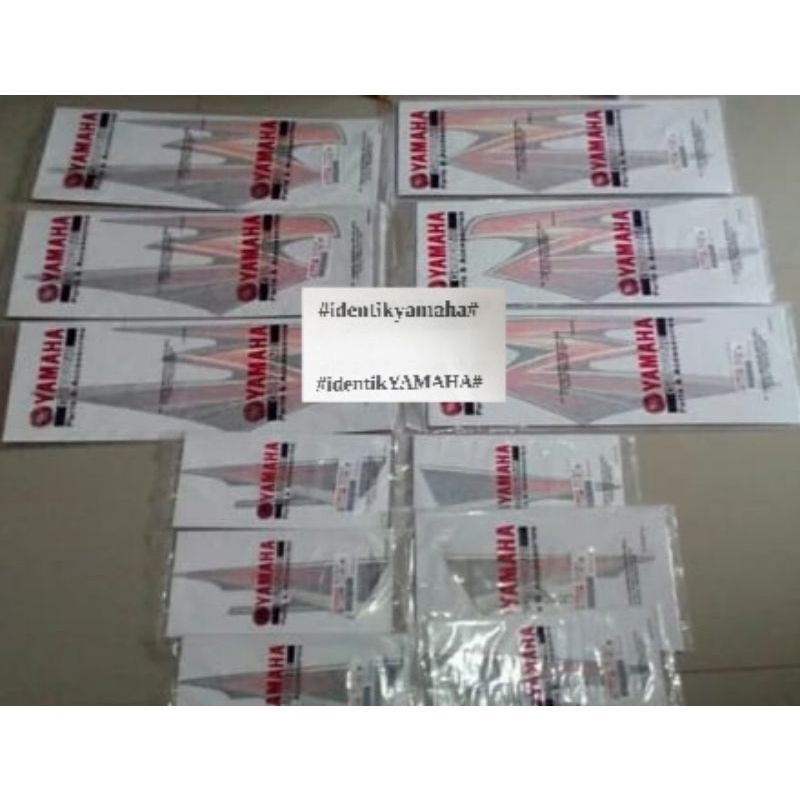 Striping rx king 2004 hitam orange stiker list rx king 2003 - 2004 hitam orange