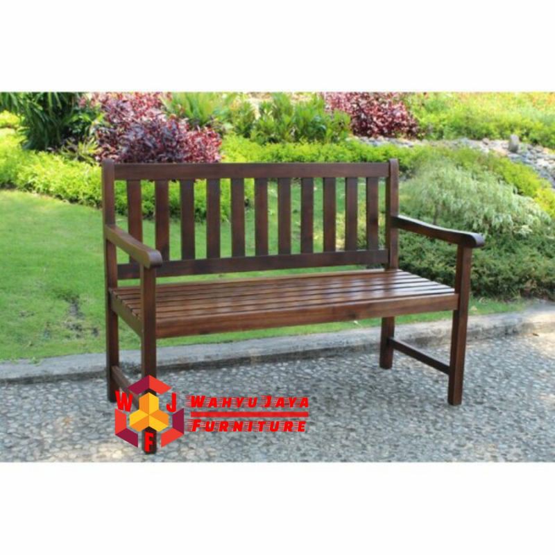 Kursi Taman Minimalis Kayu Jati