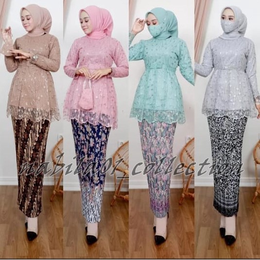 REAL PICT ROK PLISKET BATIK / ROK TRENDY / BAWAHAN KEBAYA / ROK KEBAYA / ROK WISUDA / KIPAS MERAH