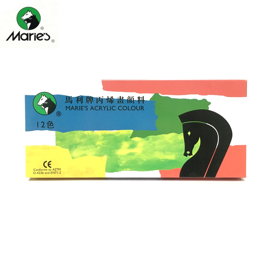 

Minicart 12 Colours Maries Acrylic Colour - 812