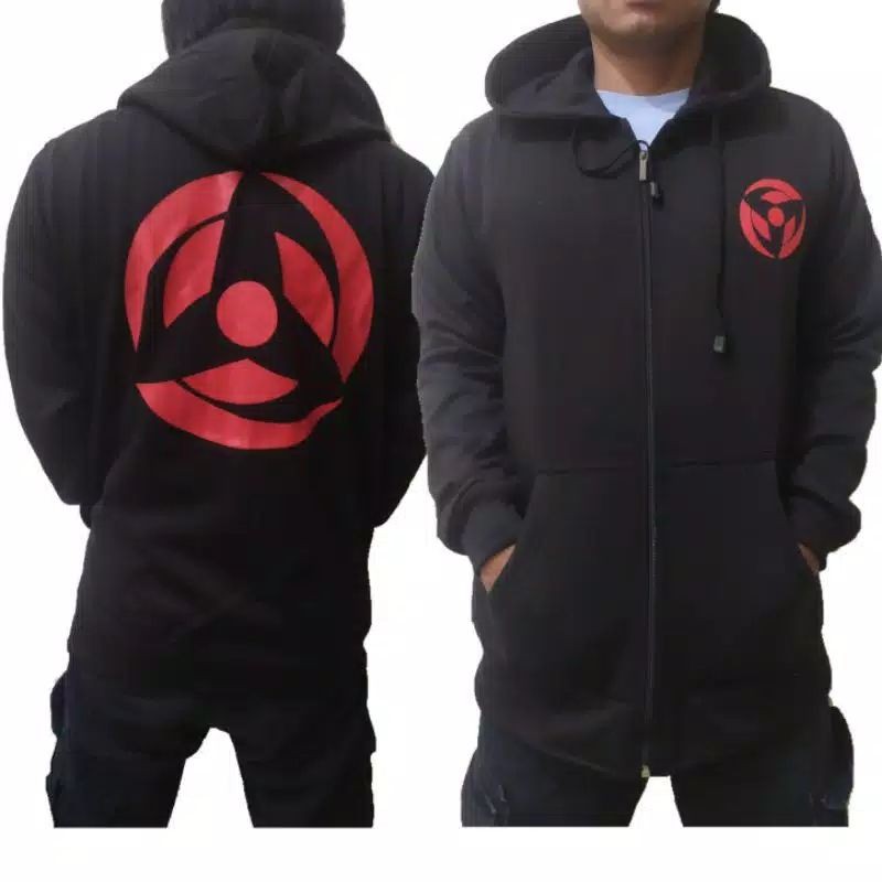 jaket anime naruto logo sharingan-sharingan