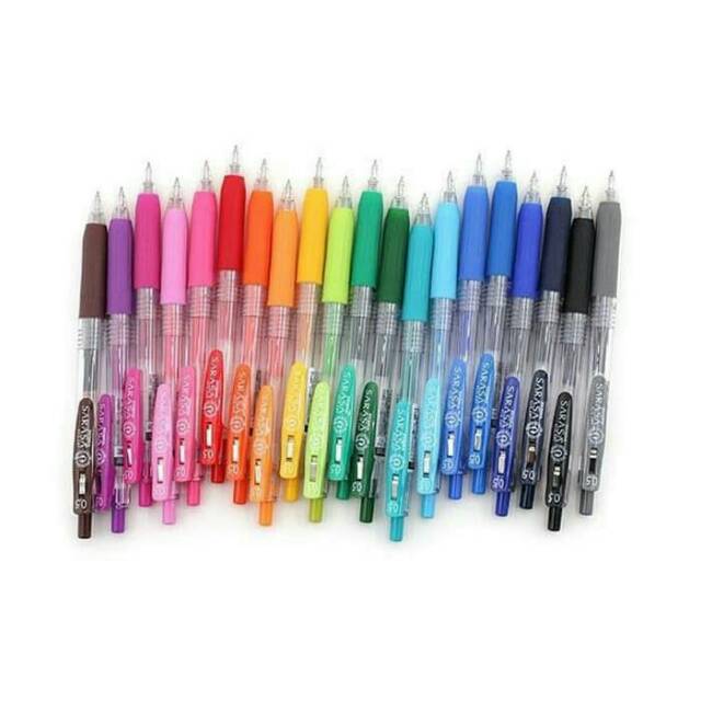 

Pulpen Sarasa Zebra 12 colour