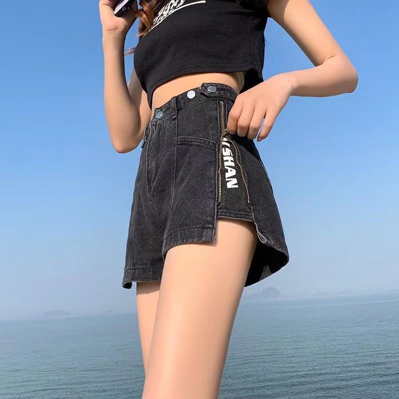 Celana jeans pendek wanita kekinian celana jeans korean style wanita celana pendek putih hot pants jeans