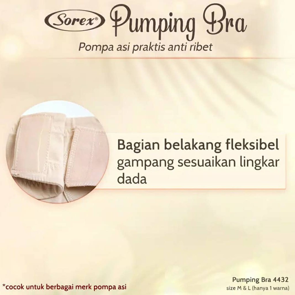 Sorex Pumping Bra 4432 dengan Packaging Ekslusif