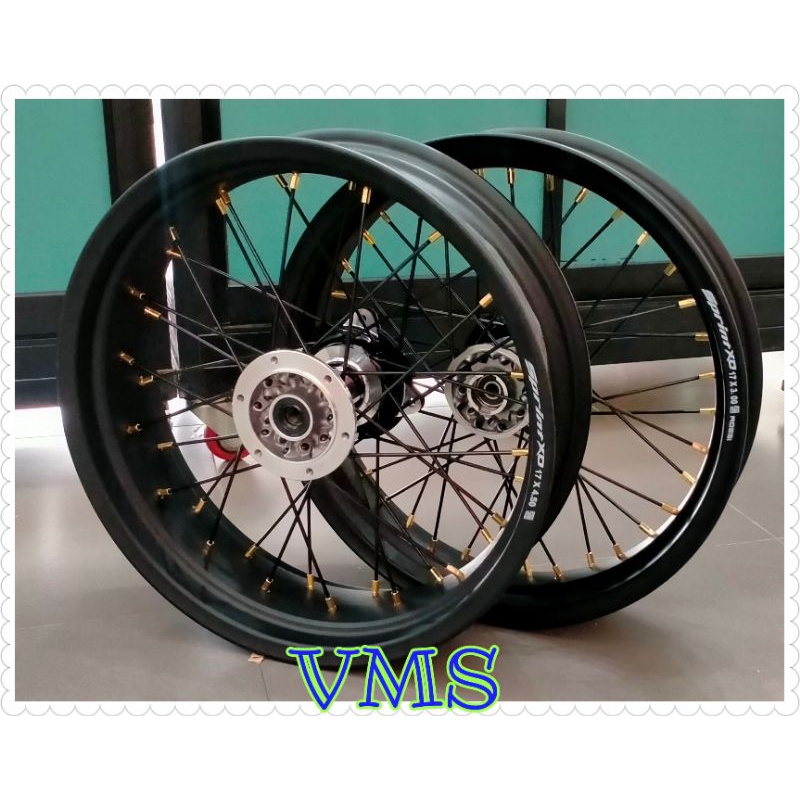 wellset velg supermoto KLX D-Tracker CRF sprint XD 300 450 17