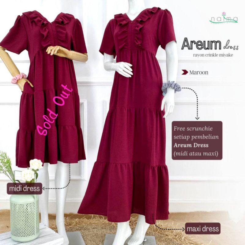 Areum Long Dress Original Brand Naima