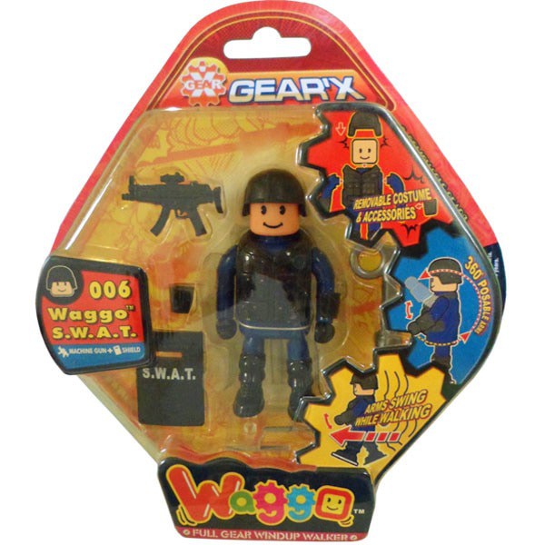 Mainan Figure Lego Waggo SWAT Bisa Jalan mainan anak kado hadiah ultah kado lebaran bayi perempuan