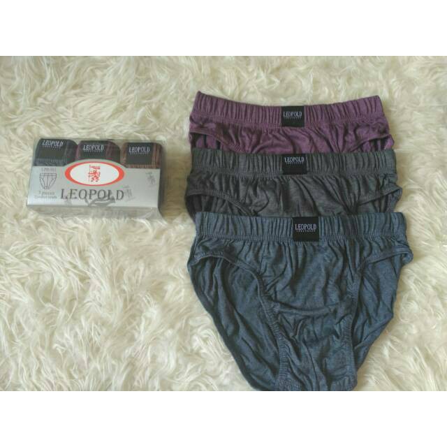 3 Pcs CD LEOPOLD Mika Pria Dewasa | Celana Dalam Laki Laki | Pakaian Dalam Underwear |  Sguna