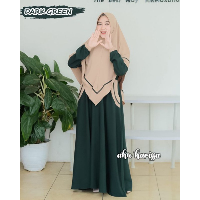 ADELA ORI By AKU KARISSA/Gamis Aku Karissa/Gamis Set Hijab