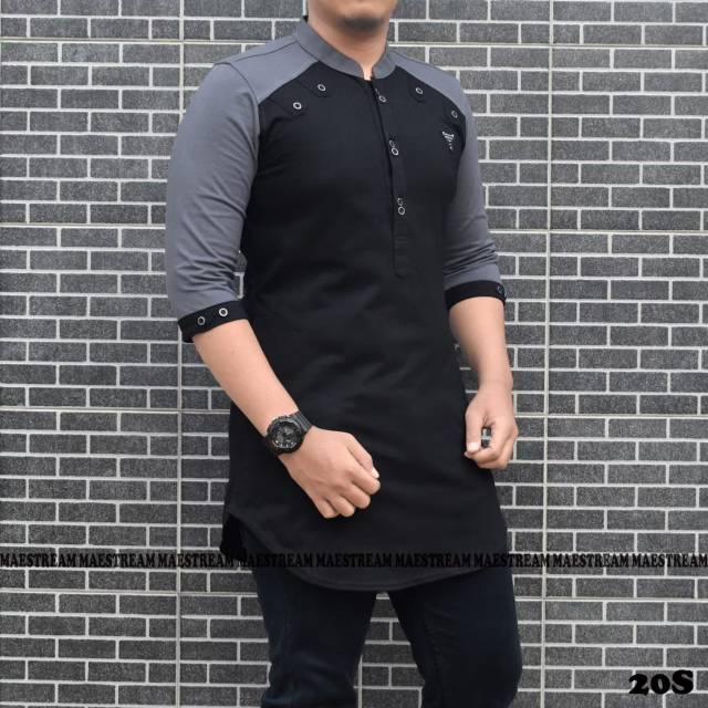 Baju Koko Dewasa Kurta Pakistan Pria Original Premium Bahan Katun Busana Muslim Terlaris COD