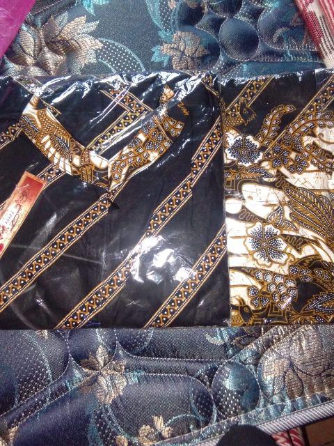 Gamis Batik Couple 2668 Untuk Kepesta Dan Kekantor