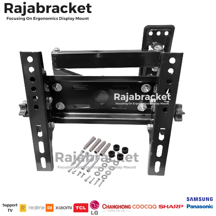 Braket tv | Breket tv | Bracket tv swivel 22 24 27 32 40 inci, Bracket tv Sharp, TCL, Changhong