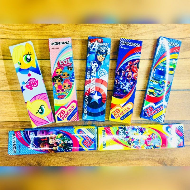 

PENSIL KAYU 2B MOTIF KARAKTER DISNEY KARTUN