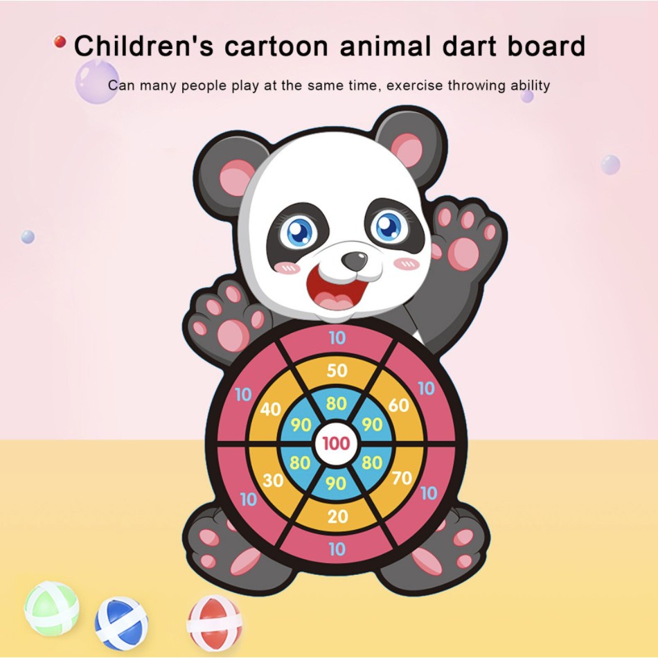 Mainan Papan Target Dart Motif Kartun Untuk Anak