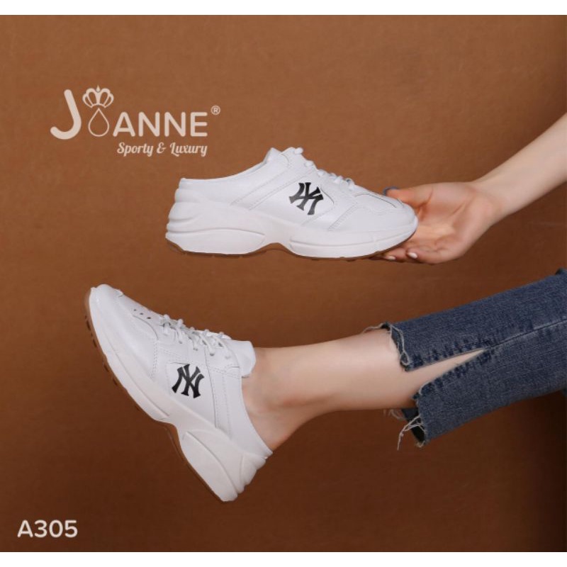 RESTOCK!! [ORIGINAL] JOANNE Casual Slop Sneakers Shoes Sepatu Wanita #A305