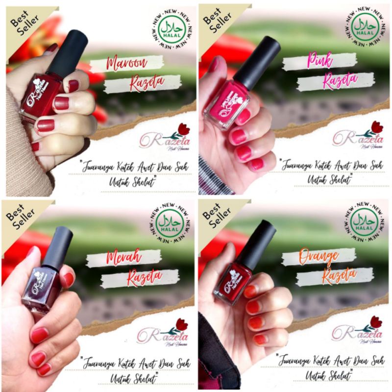 kutek muslimah ori razeta & ceria