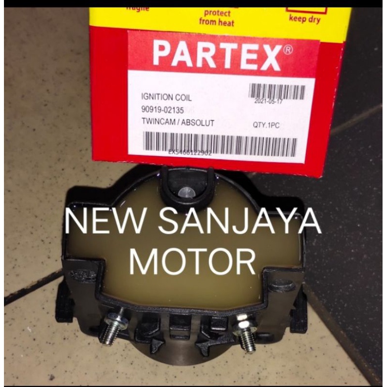 IGNITION COIL CORONA TWINCAM ST171 ATAU ABSOLUT ORI PARTEX