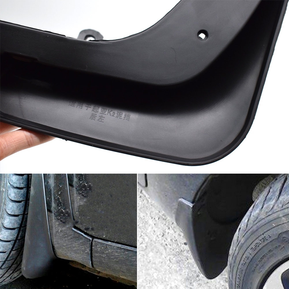 Mud Flap Pelindung Splash Untuk Fender Mobil Kia Rio 2012 2013 2014 2015 2016 4Dr Sedan Saloon