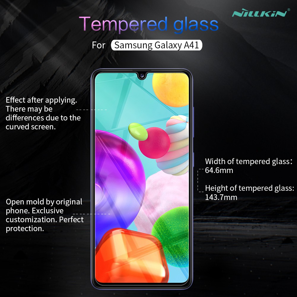 Tempered Glass SAMSUNG Galaxy A41 Nillkin Amazing H+ Pro Anti Gores