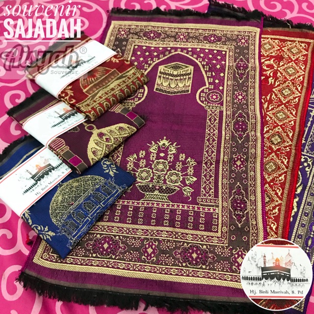 SOUVENIR HAJI DAN UMROH I SAJADAH KECIL I SAJADAH HAJI