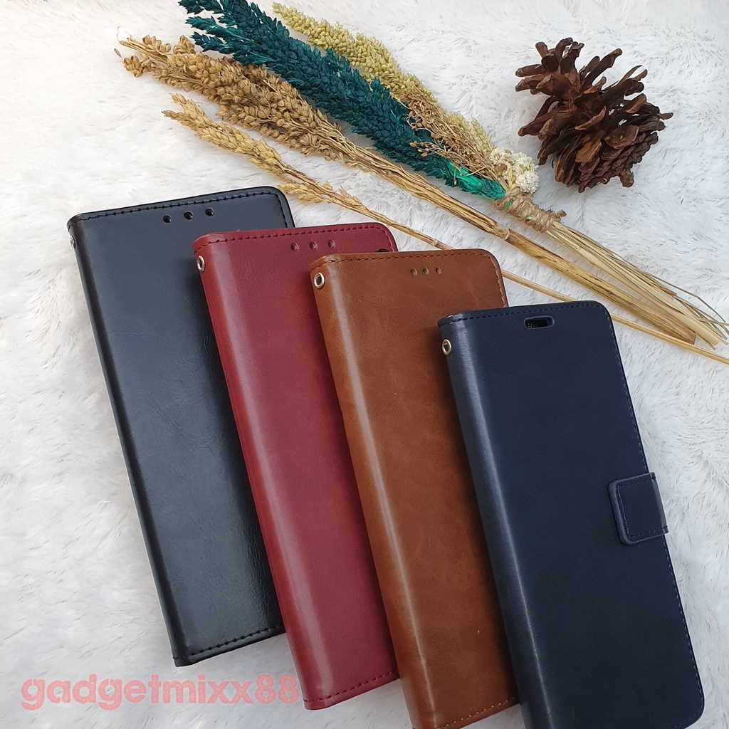 Flip Buku Kulit Case Redmi 8/ 8A/ 9/ 9A