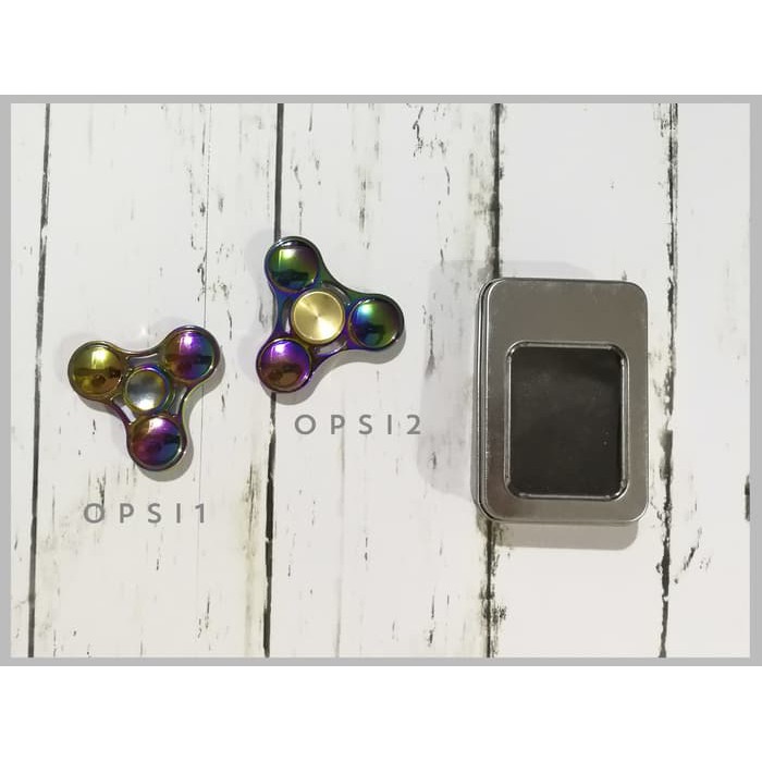 Fidget Spinner Keramik - Fidget Spinner - Fidget Spinner Led Fidget Spinner Titanium Rainbow Metal