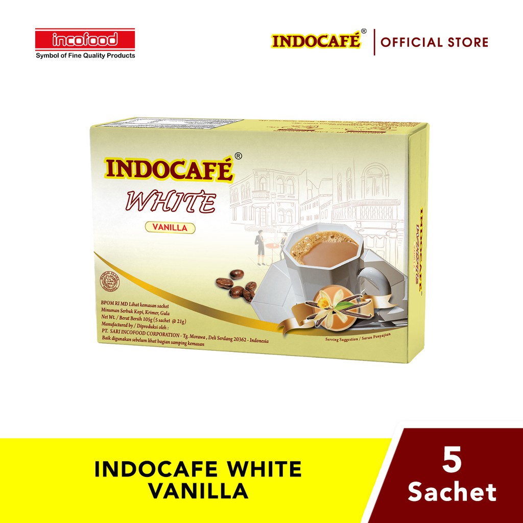

Indocafe White Vanilla 5 Sachet Pack