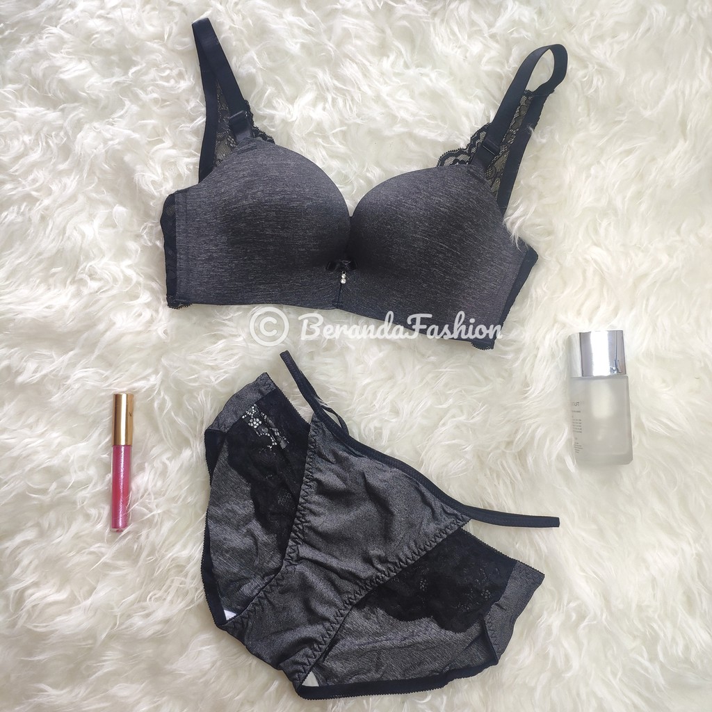 bra set Set bra celana dalam setelan bra cd seamless Berandafashion 197mobi termurah