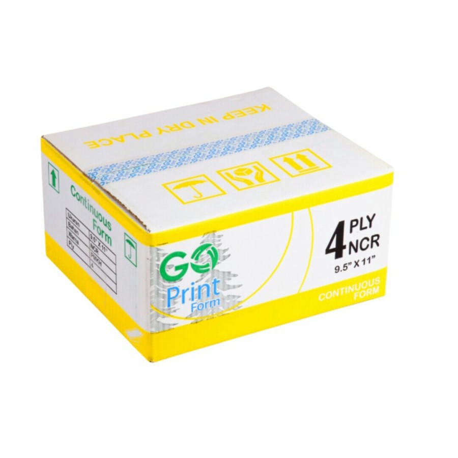 

Go Print CF 9.5" x 11" NCR 4 Ply Warna