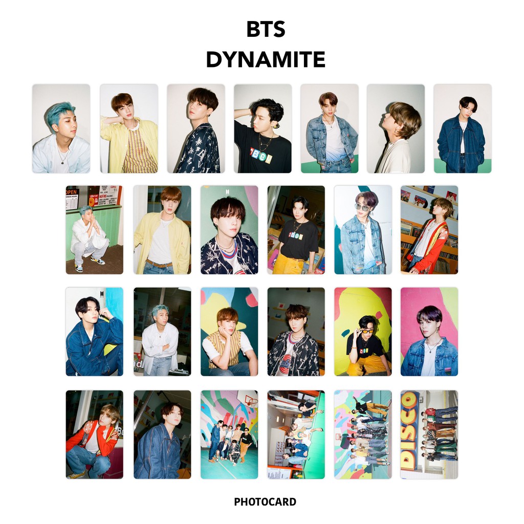 Photocard BTS Dynamite