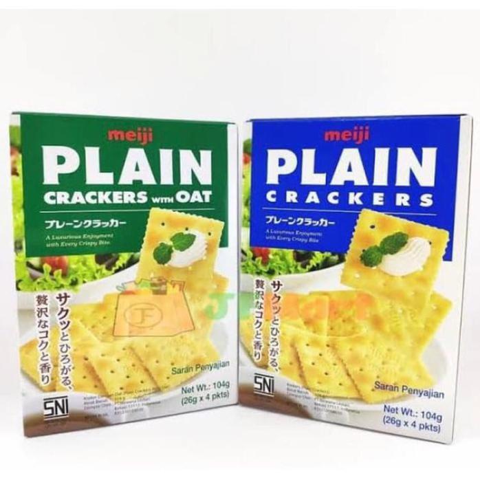 

MEIJI PLAIN CRACKER & MEIJI PLAIN WITH OAT 104GR