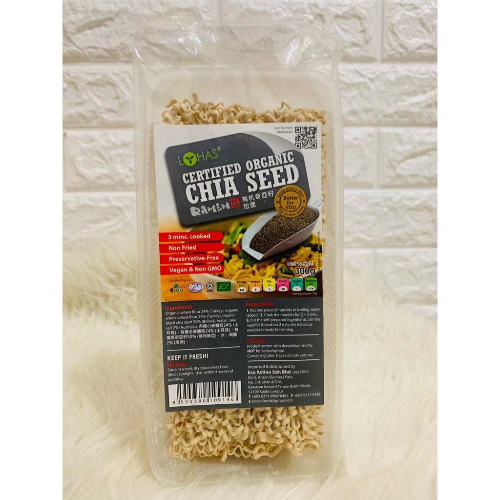 

Lohas Organic Chiaseed ramen 300g
