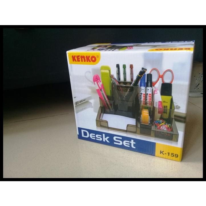 

Tempat Alat Tulis Meja / Desk Set Stationary New K-159 Kenko