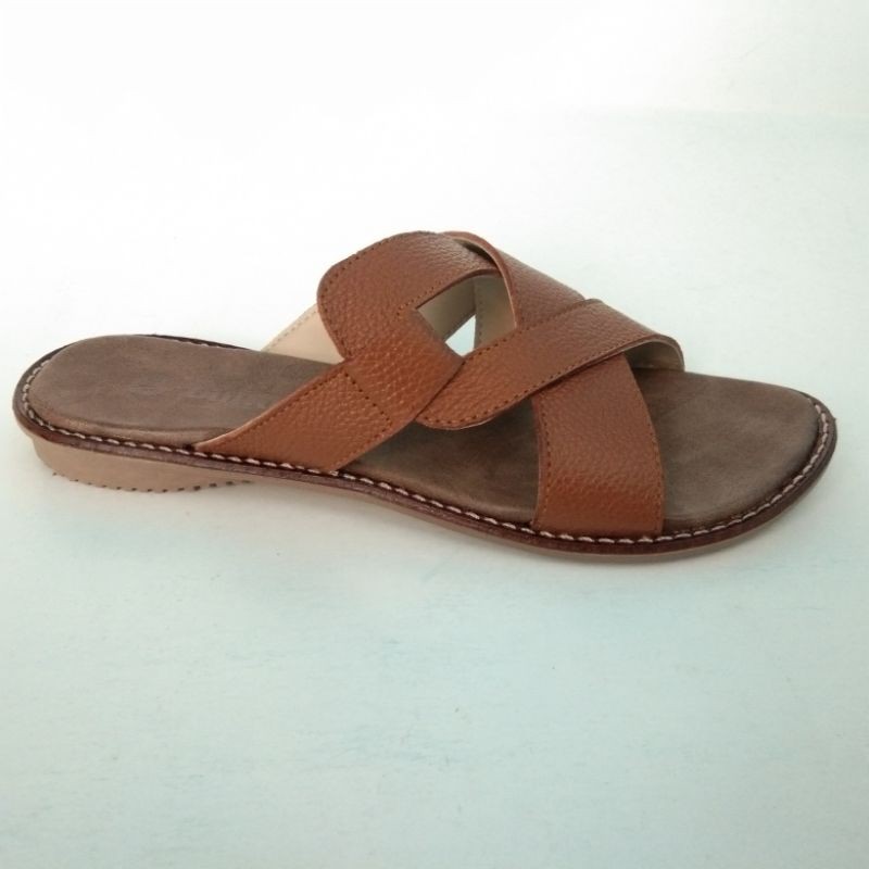 Sandal wanita kulit asli nyaman murah terbaru