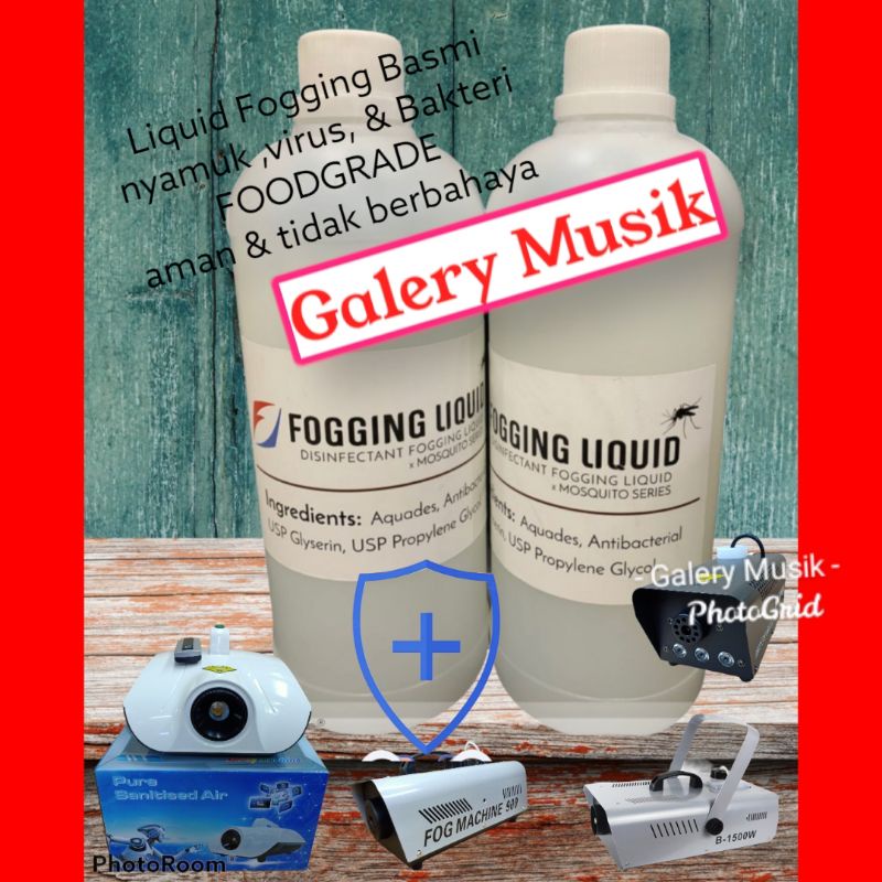 Cairan / Liquid Fogging Disinfektan Anti nyamuk kualitas cairan Food Grade aman buat kesehatan