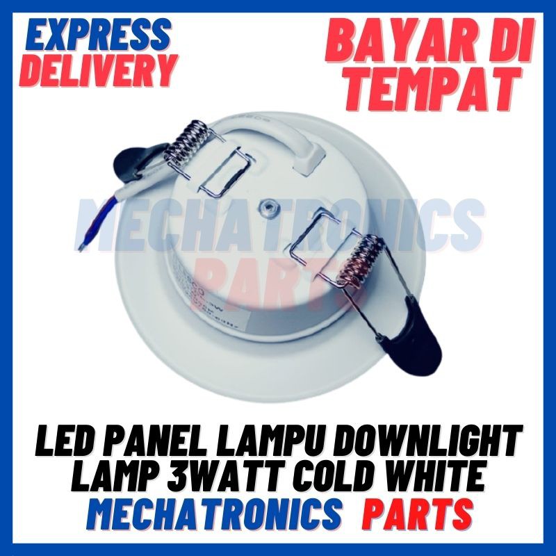 [DSP-9185] LED PANEL LAMPU DOWNLIGHT LAMP 3WATT COLD WHITE