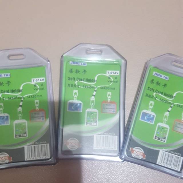 

Id Card Holder T014 isi 1 kartu