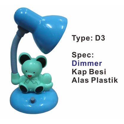 Lampu meja boneka / lampu belajar boneka / lampu belajar fleksibel