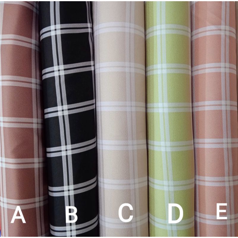 Kain Zara Queen Mosscrepe Digital Print Harga per 0.5 Meter