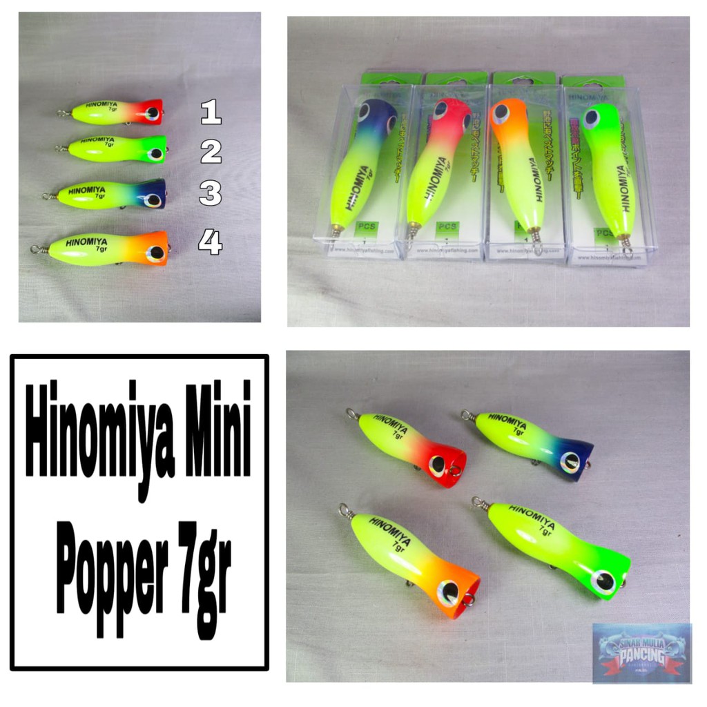 LURE HINOMIYA MINI POPPER 7GR