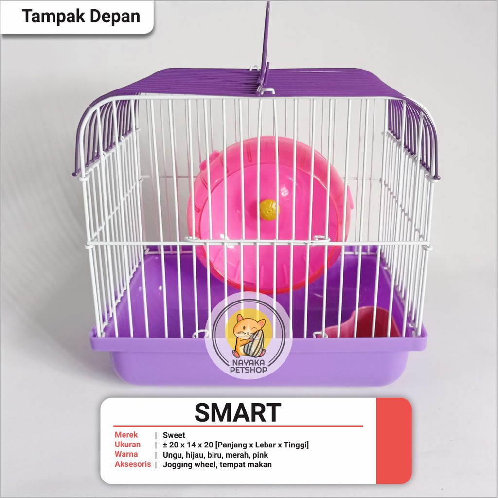 Sweet Smart Kandang Hewan Hamster