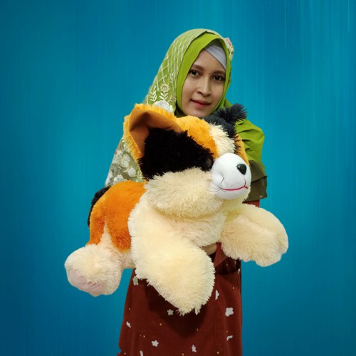 BONEKA Kucing belang XL MURAH