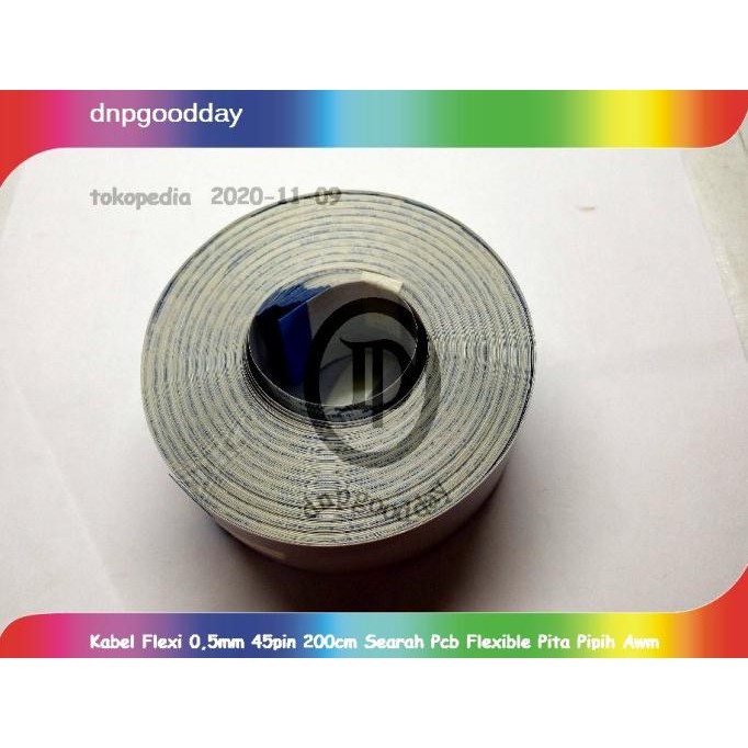 

Kabel Flexi 0,5Mm 45Pin 200Cm Searah Pcb Flexible Pita Pipih Awm Dnpgood11 Ayo Beli