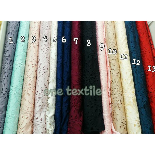 Kain Brukat Prada Kain Oki Prada. Bahan Gaun, Kebaya. Kain Brokat