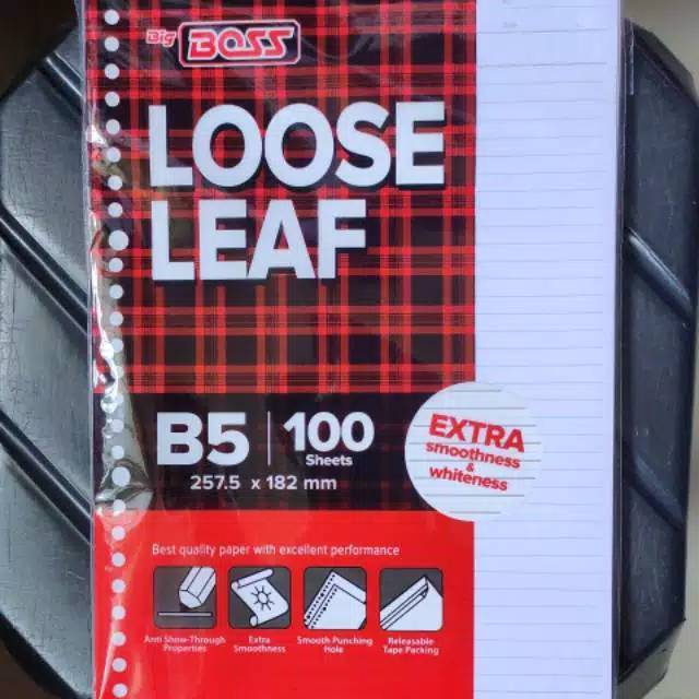 

Loose Leaf B5 isi 100 lembar GARIS