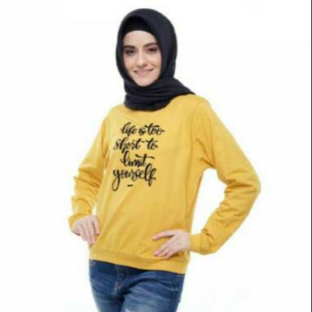 Kaos lengan panjang wanita GREENLIGHT ORIGINAL