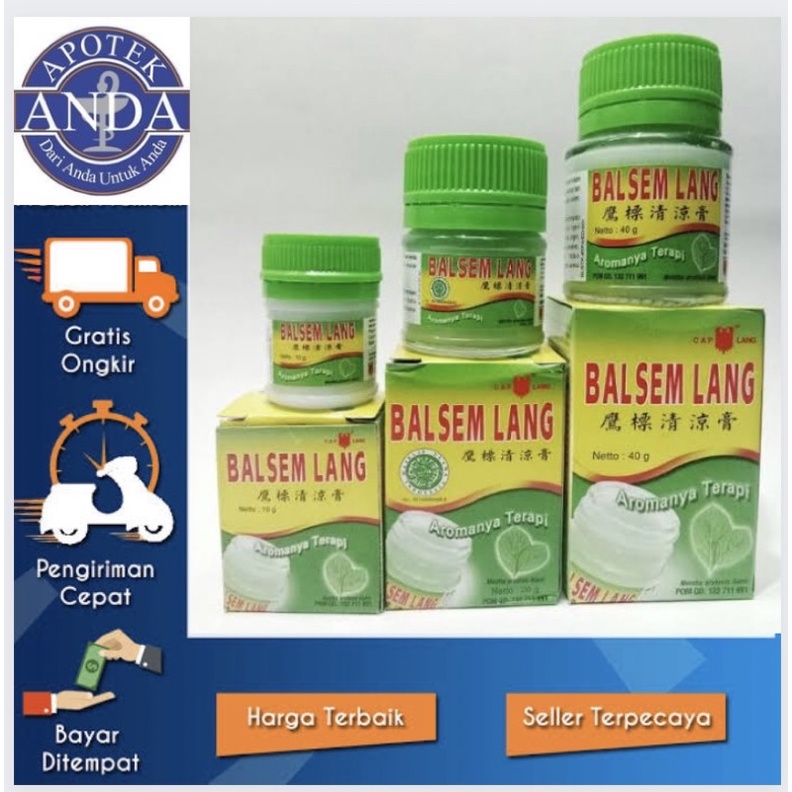 Balsem Lang / Balsem Gosok Lang / Balsem Caplang