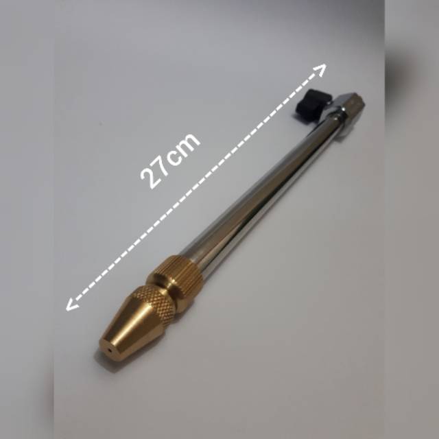 Alat cuci Mobil Motor Ac Nozzle Steam Jet Cleaner ITALY 27cm Apollo Semprotan Air Pipa Stainless 304