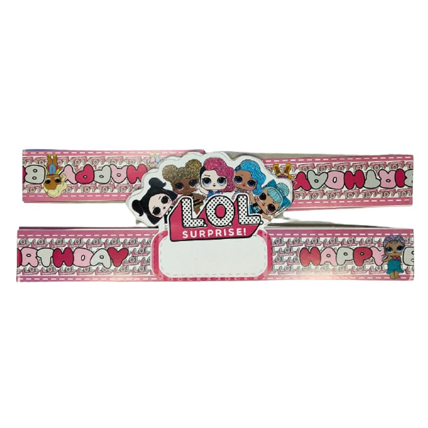 Topi Ulang Tahun LOL Surprise / Topi Ultah LOL / Topi Pesta LOL