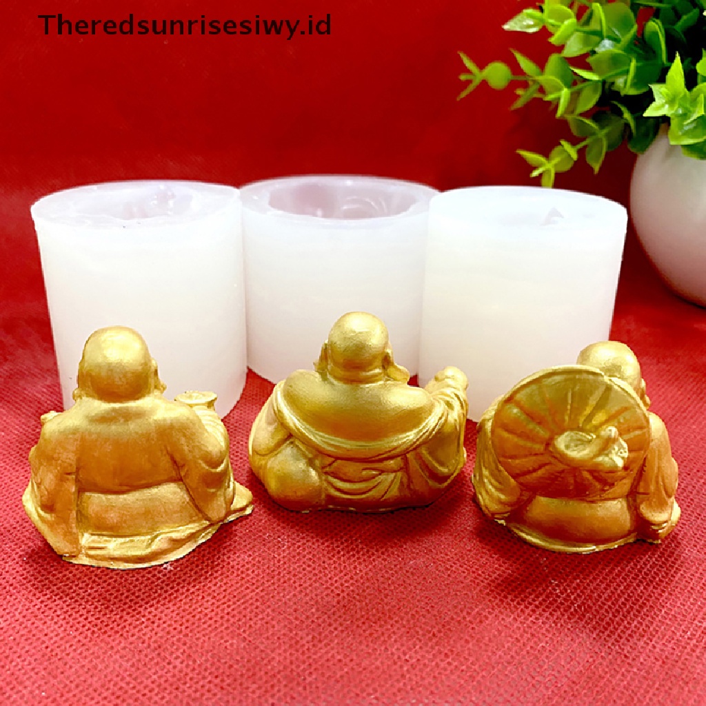 # Alat Rumah Tangga # Cetakan Sabun Resin Desain Buddha Bahan Silikon